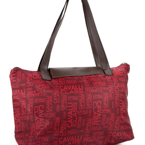 Cavalli Class by Roberto Cavalli Women's Red Colorblock Tote