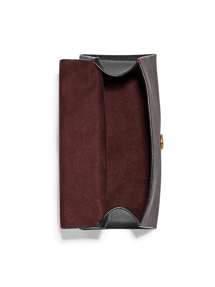 Coach Pepper Satchel In Signature Canvas Black