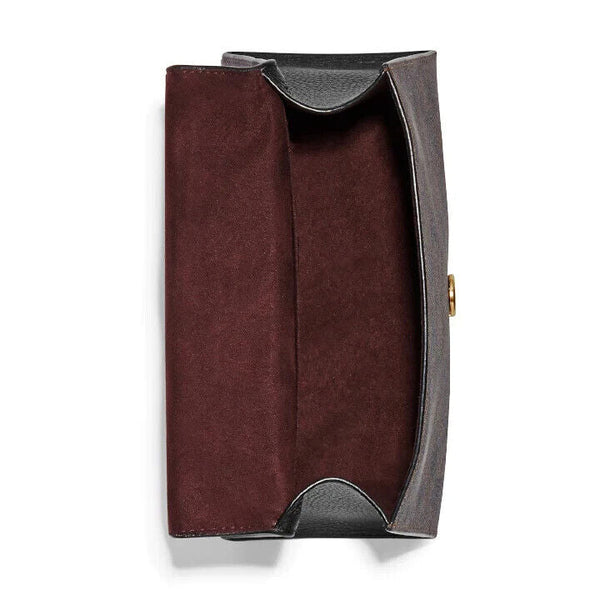 Coach Pepper Satchel In Signature Canvas Black