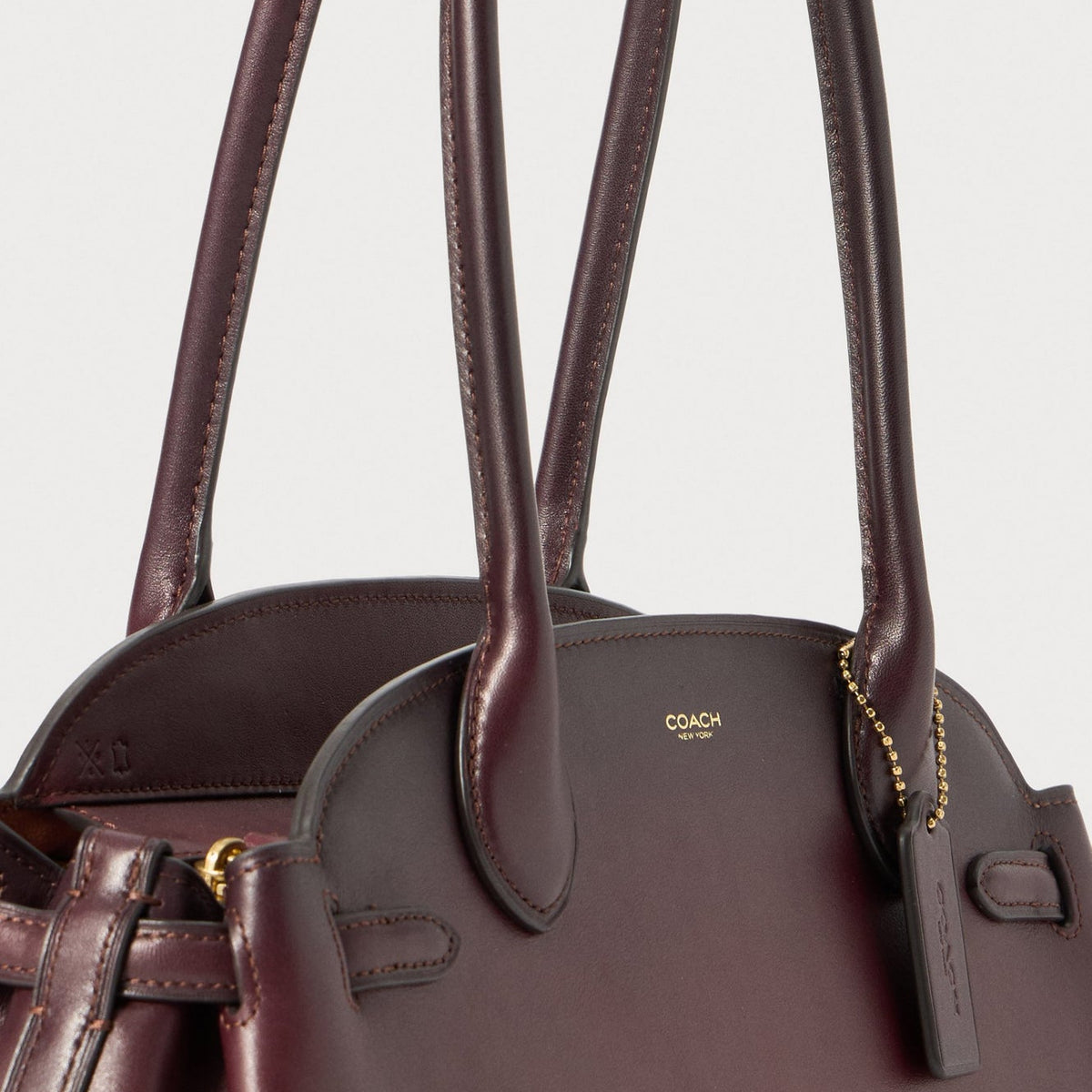 Coach Empire Carryall Bag 34 in burgundy
