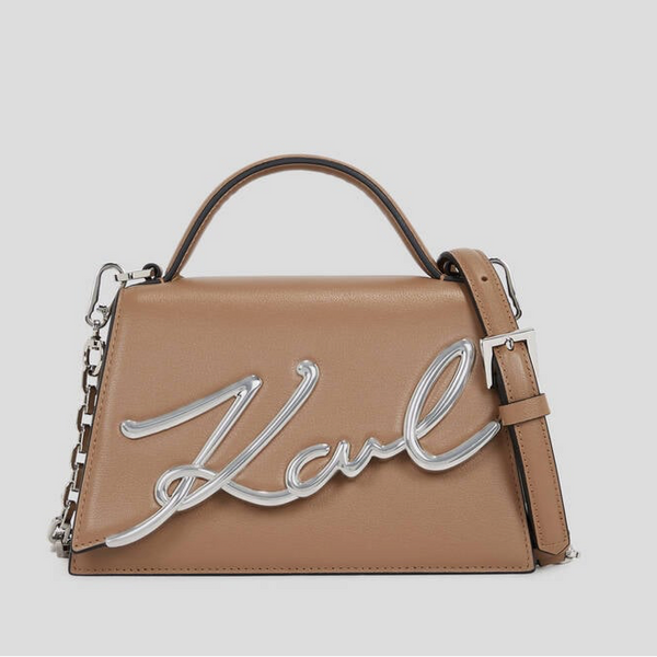 K/SIGNATURE SMALL CROSSBODY BAG KARL LAGERFELD
