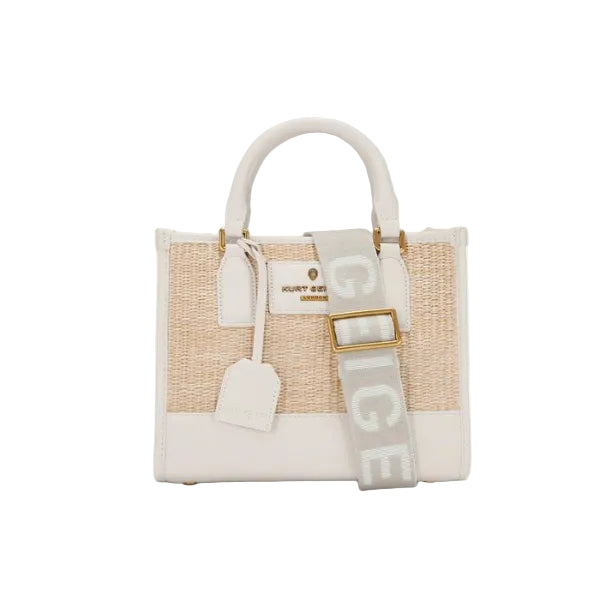 Kurt Geiger London
Small Chiswick Raffia Tote Bag