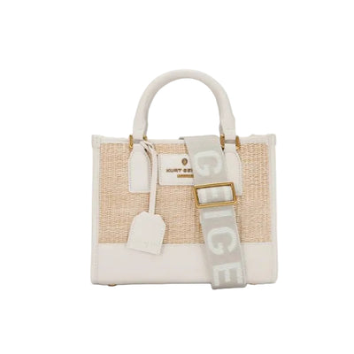 Kurt Geiger London
Small Chiswick Raffia Tote Bag