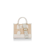 Kurt Geiger London Small Chiswick Raffia Tote Bag
