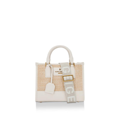 Kurt Geiger London Small Chiswick Raffia Tote Bag