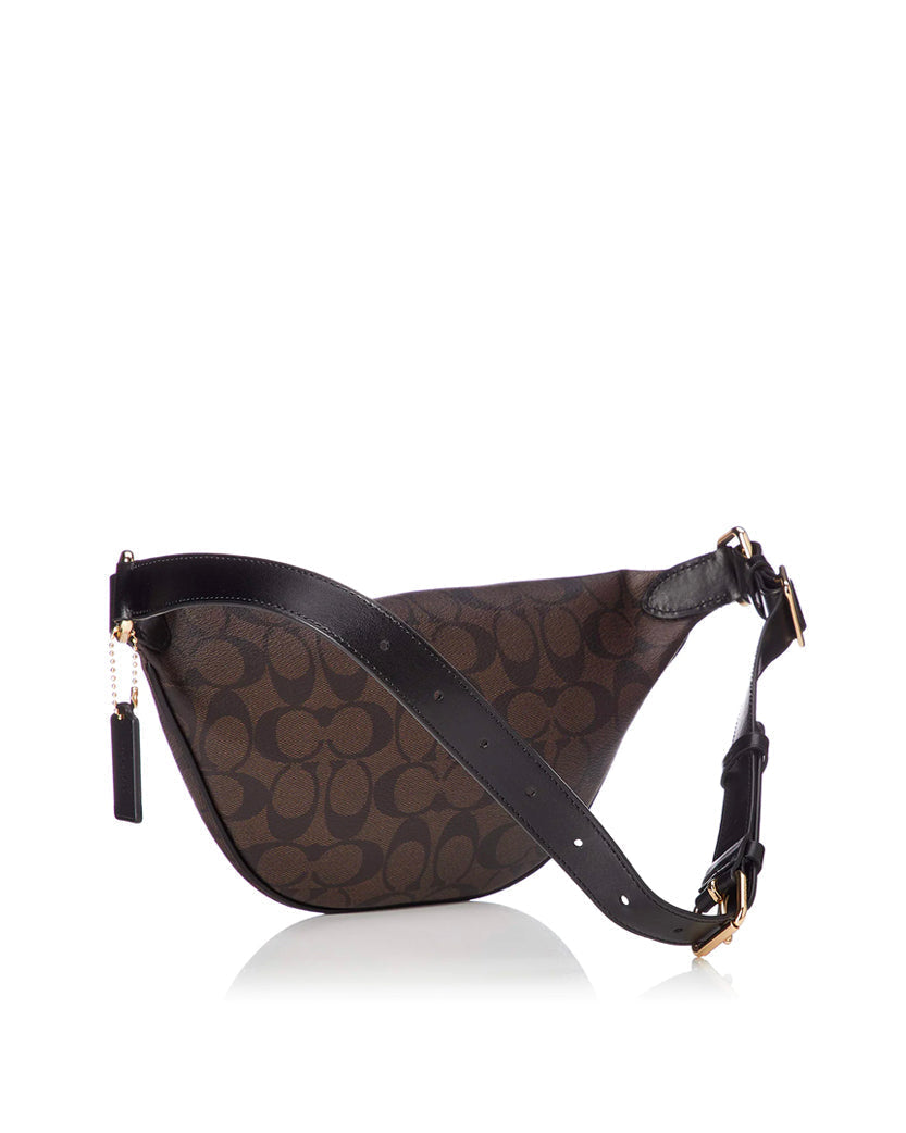 Coach Signature waist Bag Fanny Pack Brown