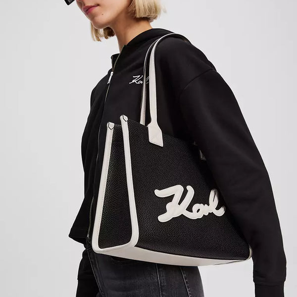 KARL LAGERFELD
K/Skuare Grainy Medium Tote Bag