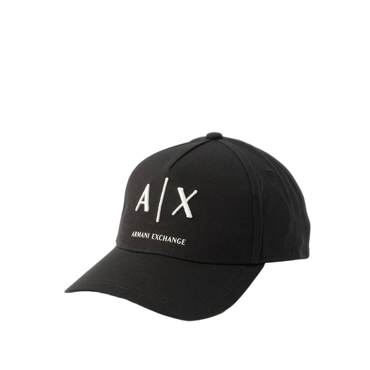 Armani Exchange Baseball Cap Unisex Black Off white