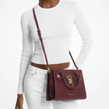 Micheal Kors Hamilton Small Leather Satchel
