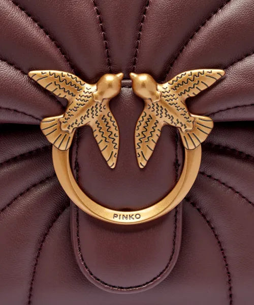 PINKO Leather Shoulder Bag Love Puff Classic CL