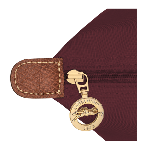 Longchamp le pliage original large tote bag in burgundy