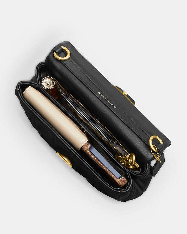 Coach Times Square Tabby Shoulder Bag with Quilting