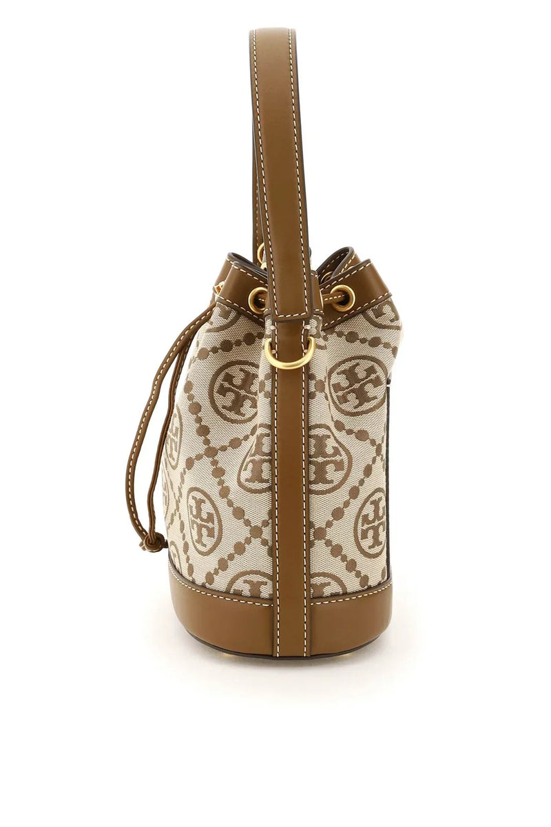 Tory Burch T Monogram Jacquard Bucket Bag