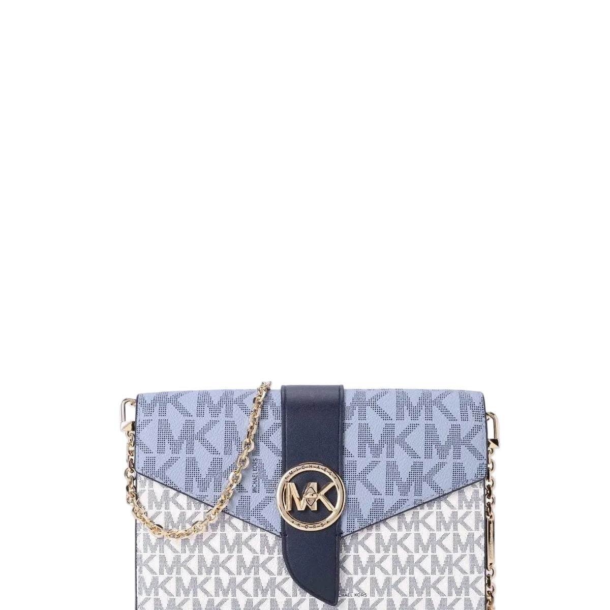 Micheal Kors Crossbody Bag with Chain in Blue