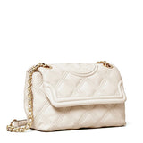 Tory Burch Fleming Soft Convertible Shoulder Bag in off white