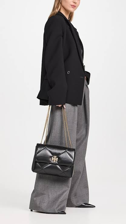 TORY BURCH KIRA DIAMOND QUILT CONVERTIBLE SHOULDER BAG