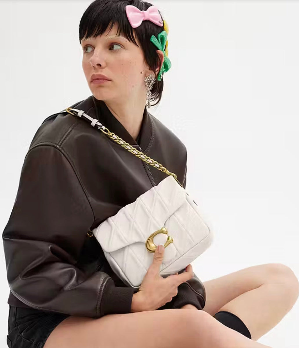 Coach Times Square Tabby Shoulder Bag with Quilting