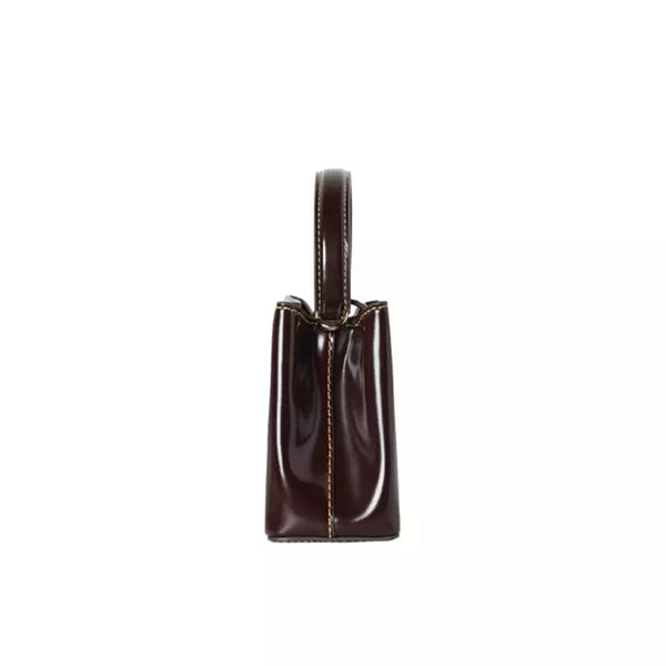 Tory Burch Britten Top Handle Bag Burgundy