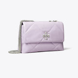 Tory Burch Kira Diamond Quilt Convertible Shoulder Bag in Purple