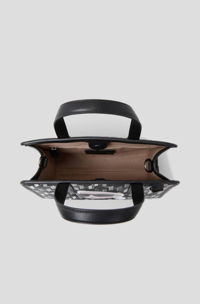 Karl Lagerfeld K/Ikonik Monogram Small Tote Bag