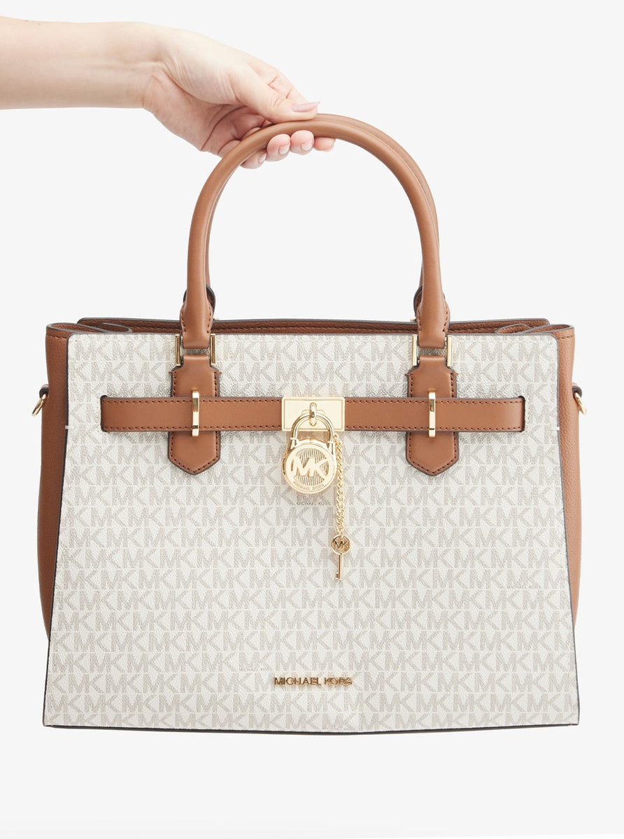 MICHAEL KORS OUTLET HAMILTON Satchel Medium - MK Signature