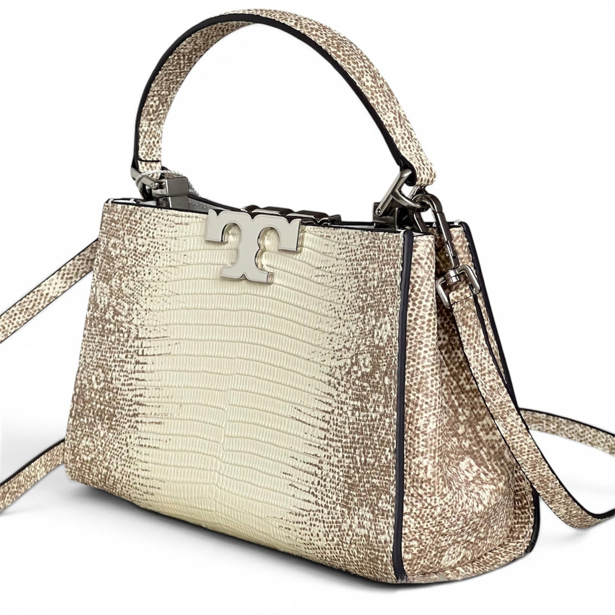 Tory Burch Mini Eleanor Satchel Lizard