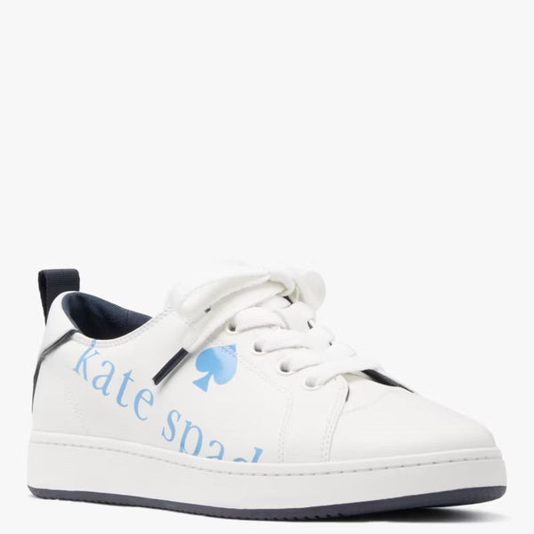 KATE SPADE Nikki Sneaker - Optic White/Tide Pool. Size 39.5