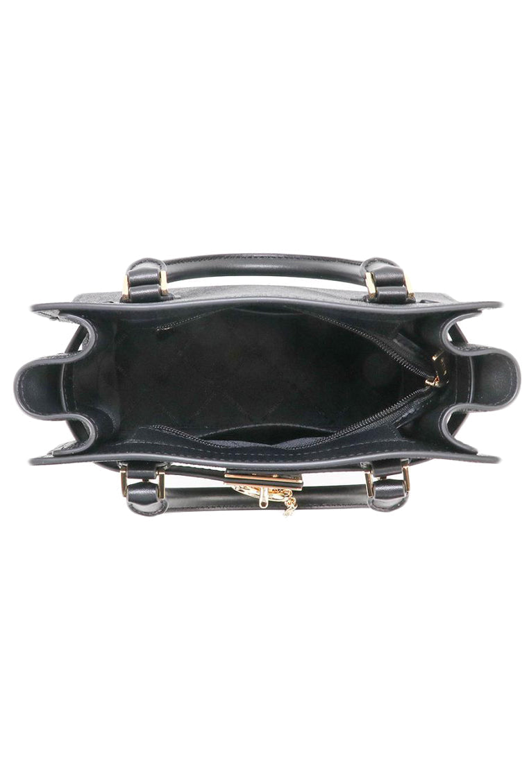 MICHAEL KORS OUTLET HAMILTON Satchel Medium - MK Signature in black