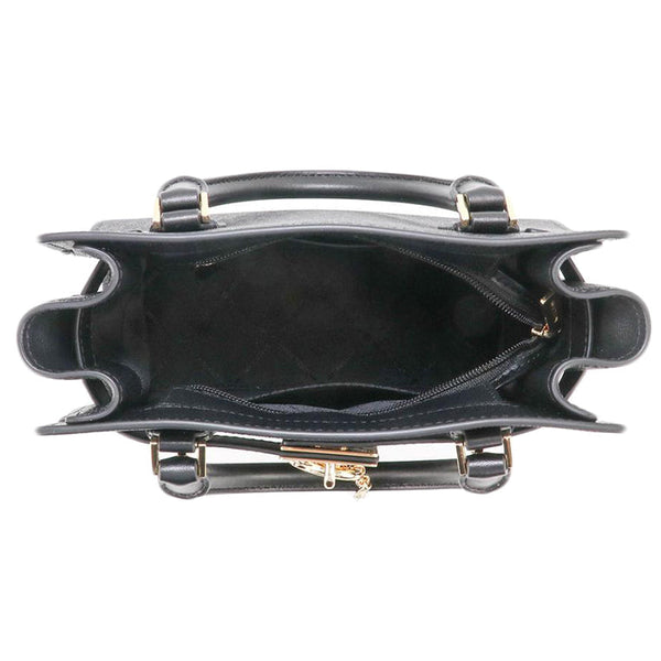 MICHAEL KORS OUTLET HAMILTON Satchel Medium - MK Signature in black