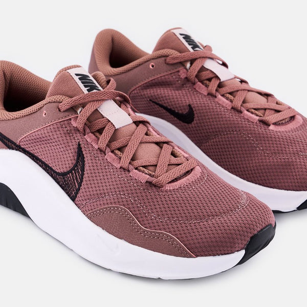 Nike Women Legend Essential 3 NN Lace Up Running Shoes, Mauve size 7M