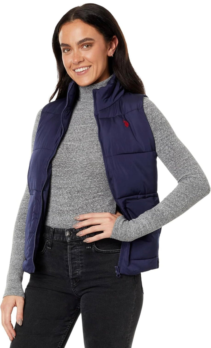 U.S. Polo Assn. Classic Puffer Vest Navy Blue