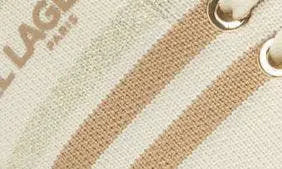 KARL LAGERFELD PARIS 
Cyrilla Knit Sneaker - Ecru size 36