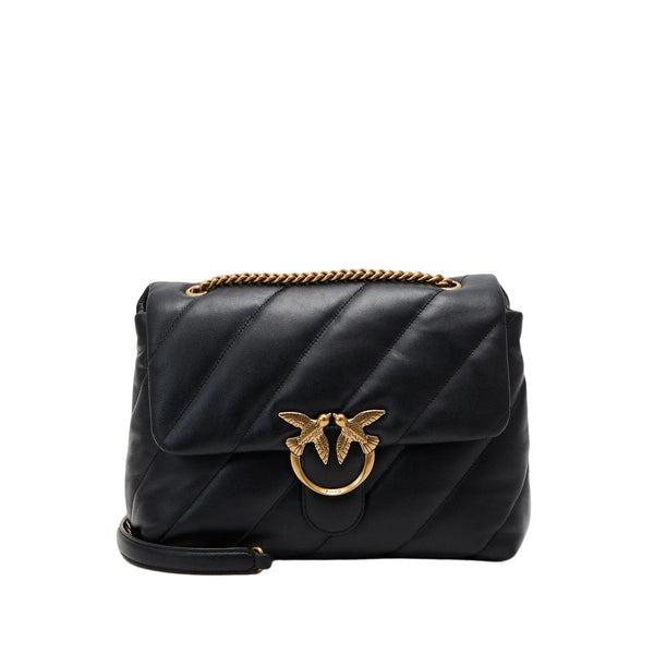 Pinko Maxi Love Handbag in Black