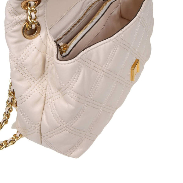 Tory Burch Fleming Soft Convertible Shoulder Bag in off white