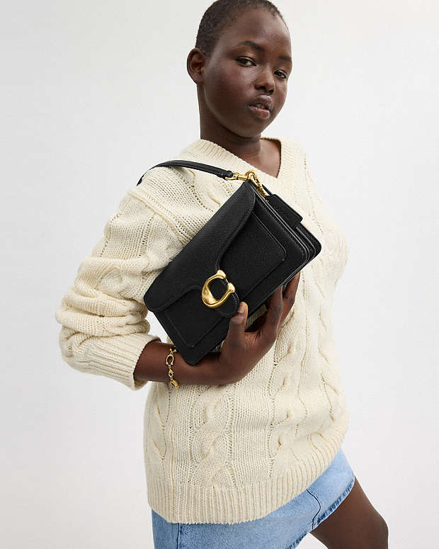 Coach Tabby Shoulder Bag 26 in black