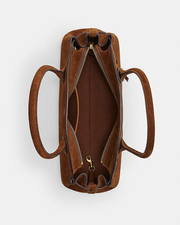 Coach Empire Carryall Bag 34 in suede