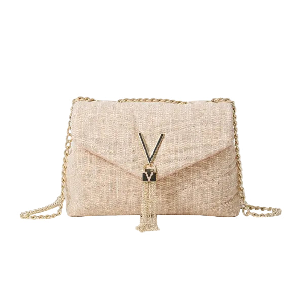 Valentino Bags Privilege cross body bag in a natural woven design