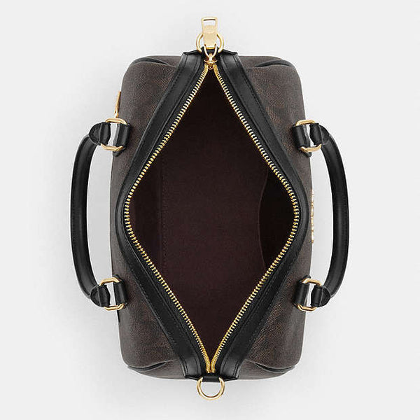 Coach Rowan Satchel Bag In Signature Canvas