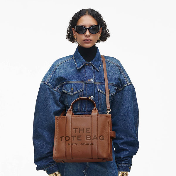 The leather medium tote bag Marc Jacobs