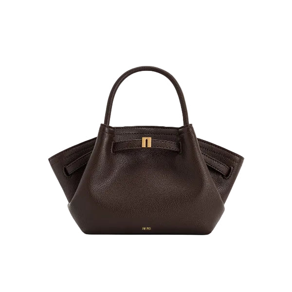 JW PEI Hana Mini Tote bag in dark brown.