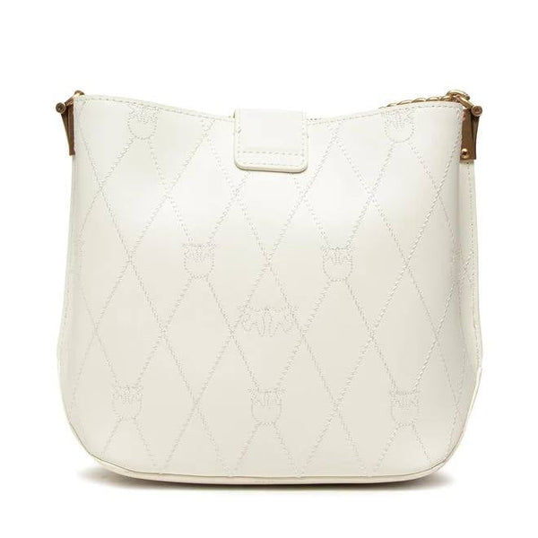 Pinko Leather Bag Love Bucket Wave Logo