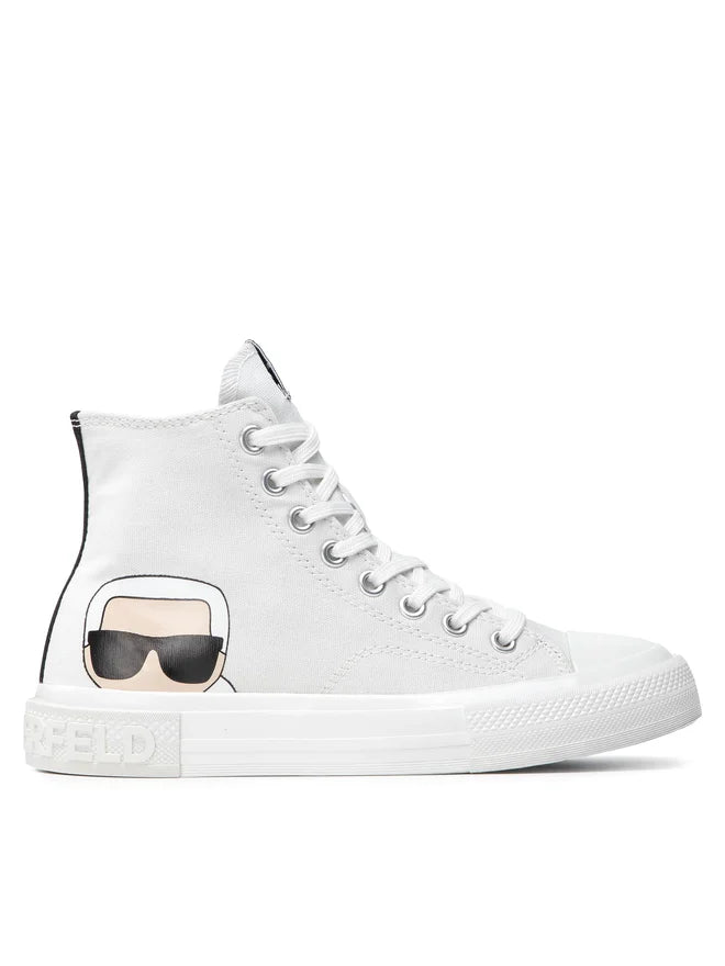 KARL LAGERFELD Fabric sneakers White size 38