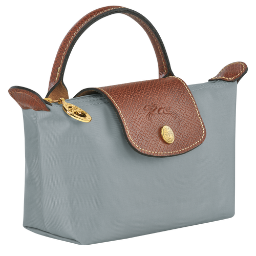 LONGCHAMP LE PLIAGE ORIGINAL MINI POUCH LONGCHAMP IN STEEL
