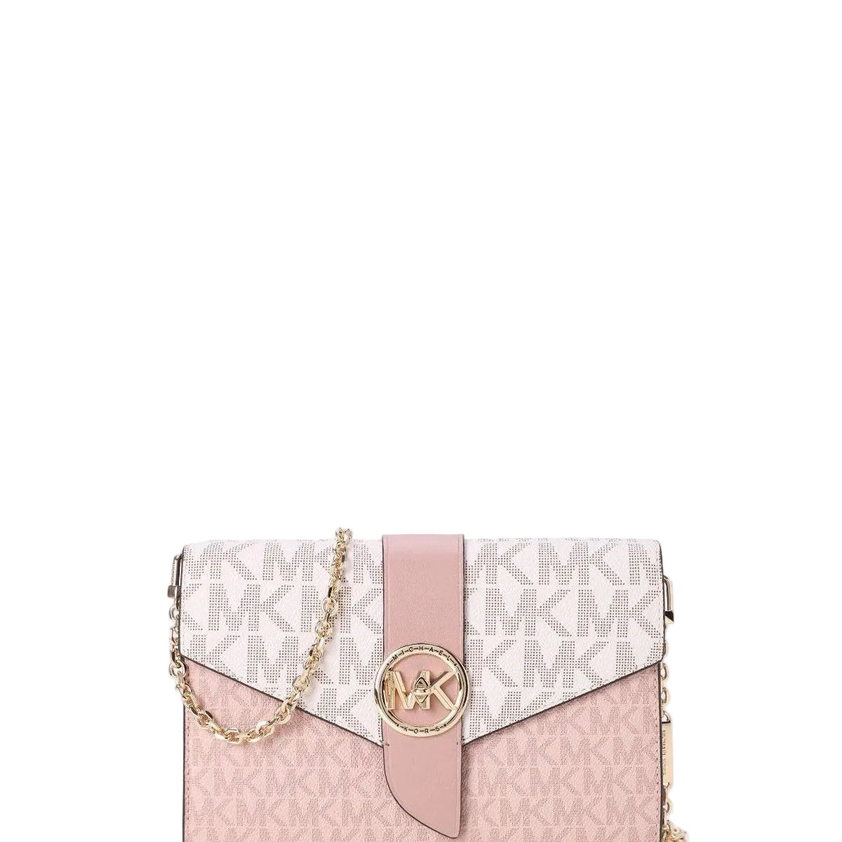 Micheal Kors Crossbody Bag with Chain in Pink