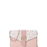 Micheal Kors Crossbody Bag with Chain in Pink