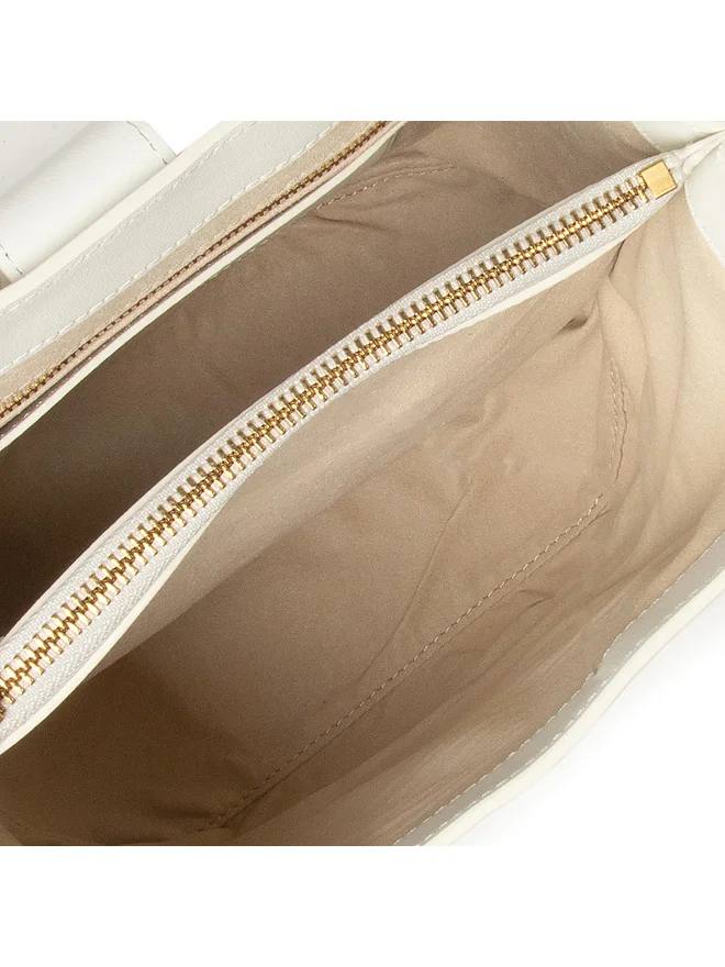 Pinko Leather Bag Love Bucket Wave Logo