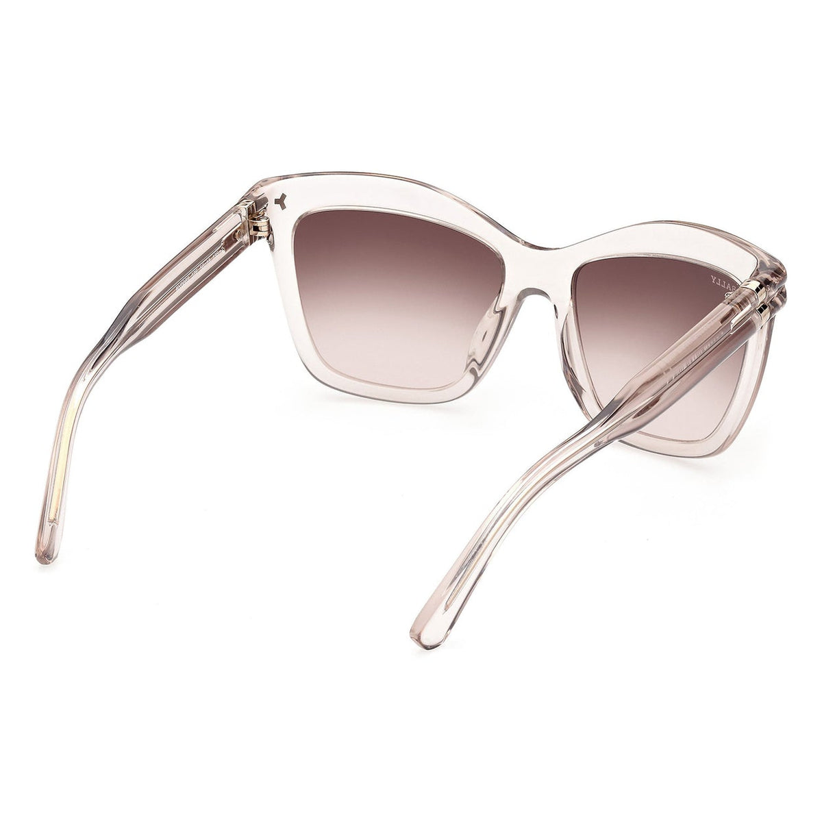 Bally 56mm Gradient Cat Eye Sunglasses in Shiny Beige /Gradient Brown