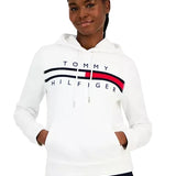 Tommy Hilfiger Women's Embroidered Logo Hooded Sweatshirt size M