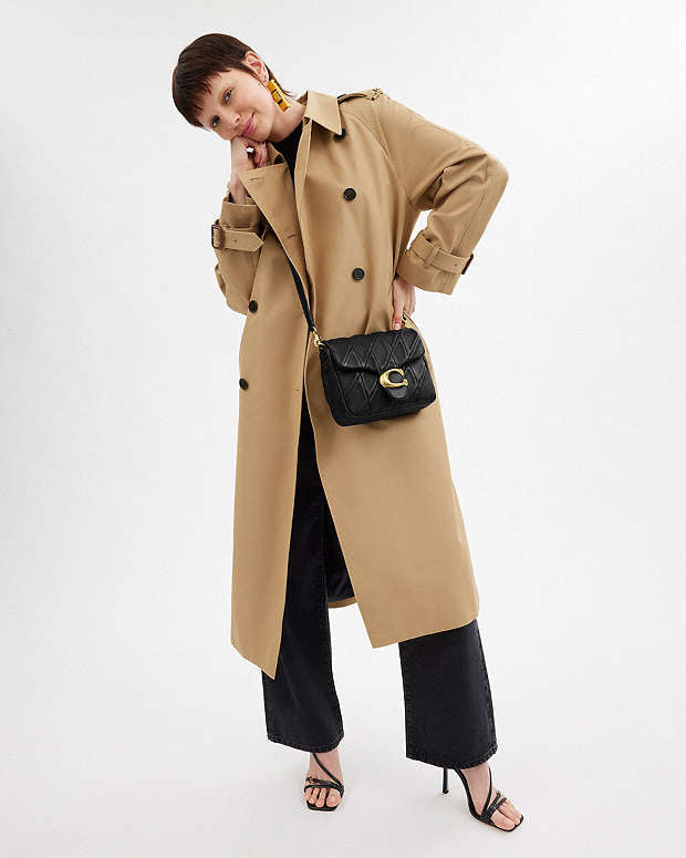 Coach Times Square Tabby Shoulder Bag with Quilting