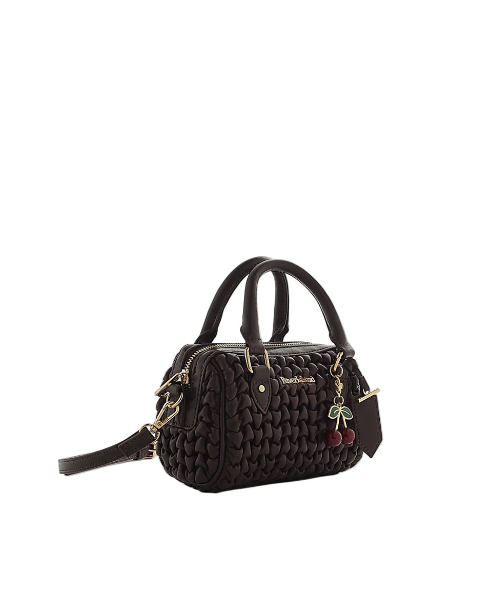 River Island Red Scrunch Mini Bowler Bag